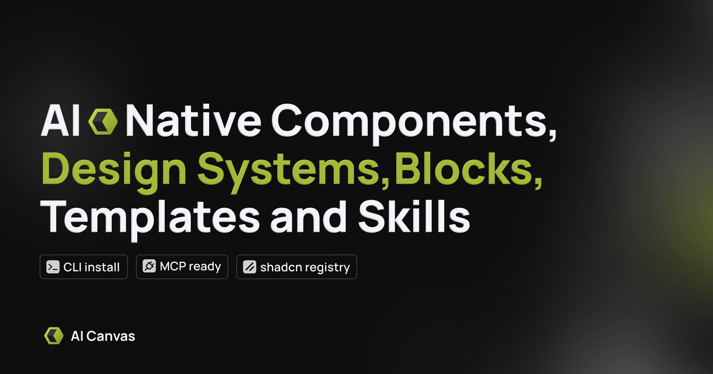 React Component Registry: Components, Blocks & Design Systems | AI Canvas